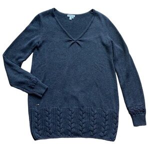 Lacoste Sweater V-Neck Charcoal Grey 42